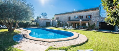 Finca rústica con piscina en Mallorca