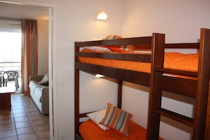 There’s lots of room for the kids in the bunk bed!