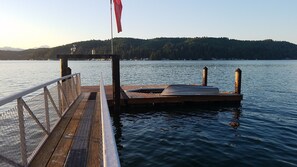 Swim and hang out from this amazing dock