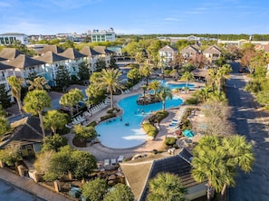 Largest Lagoon Pool in the area!
Plenty of chairs to relax. Private!
ZeroEntry!