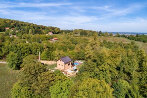 Haus - Blick in den Himmel