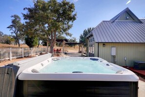 Stargaze from the privacy of your hot tub