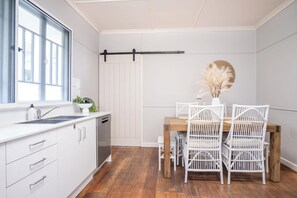 Kitchen and dining area.