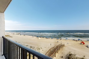 Private Beachside Balcony