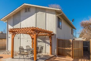 Soak up the sun on the outdoor patio.