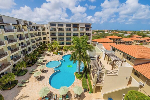 Amazing view of the island from your own private balcony.