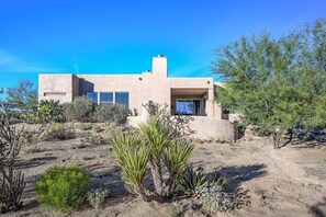 Back of home facing mountains