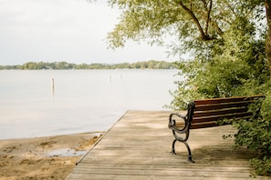 Park St. Beach- just a few blocks from the Blue Belle