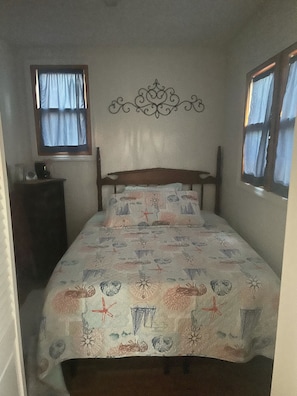 Bedroom one. Full size bed