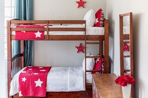 Designed w/ the subtle theme of a family fun carnival to make fun memories