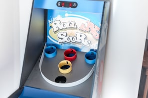 The kids will have fun w/ the skeeball machine (and maybe the grownups, too?)
