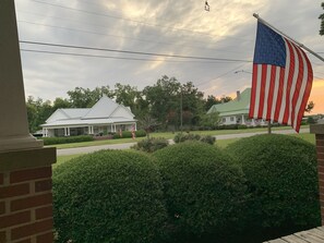 View from front porch of the other original farmhouses