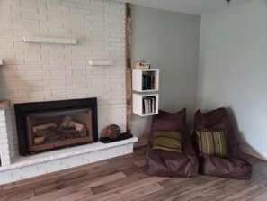 lower level reading nook