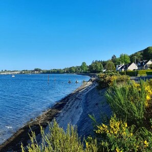 This is the coastline directly opposite the house perfect for walks and walkies