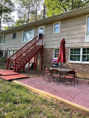 One of 3 patios . Lots of outdoor chairs. Breathtaking views. 