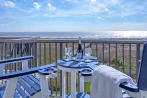 Beach view from living room