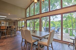 Dining Area | Upright Piano