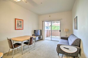 Living Room | Smart TV | Direct Balcony Access