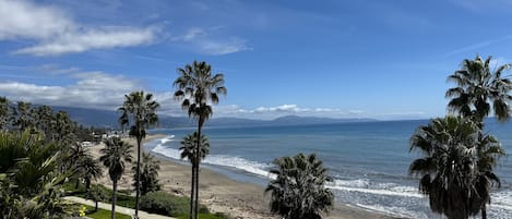 Vista para a praia ou o mar