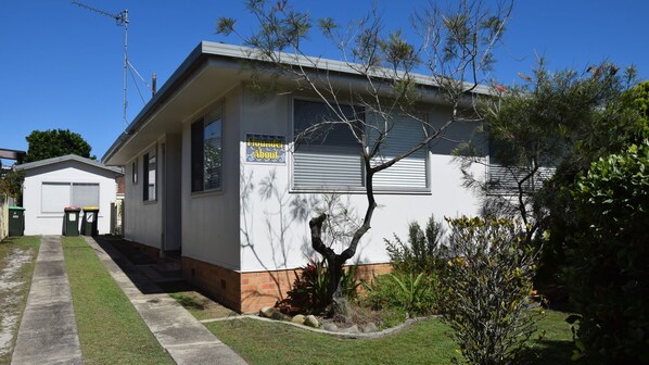 External view of the property.