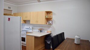 Kitchen and dining area.
