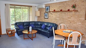 Living and dining area.