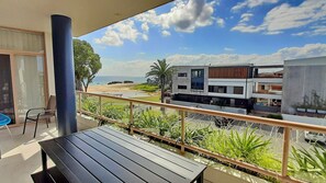 Balcony and view towards Main Beach.