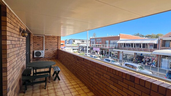 Front balcony.
