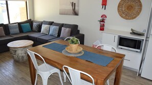 Living and dining  area.