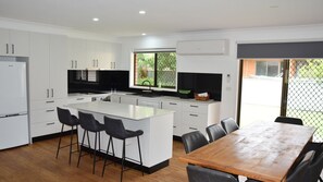 Kitchen and dining area.
