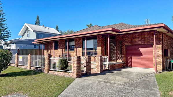 External view of the property.