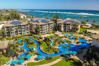 Luxurious 1BR Beachfront Waipouli Resort, AC, Steps to Beach, Garden Unit