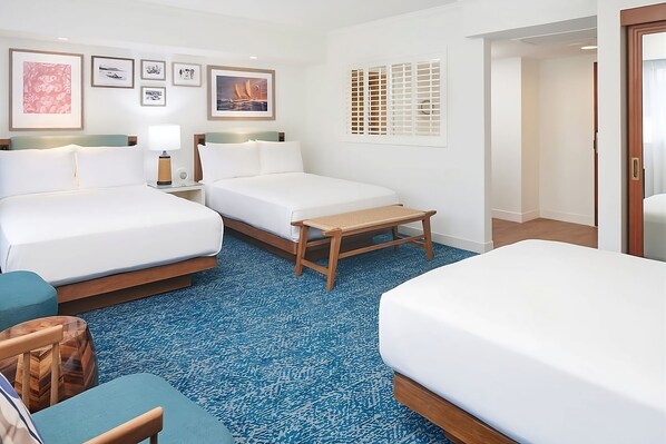 3 Double size beds; perfect for your vacation!