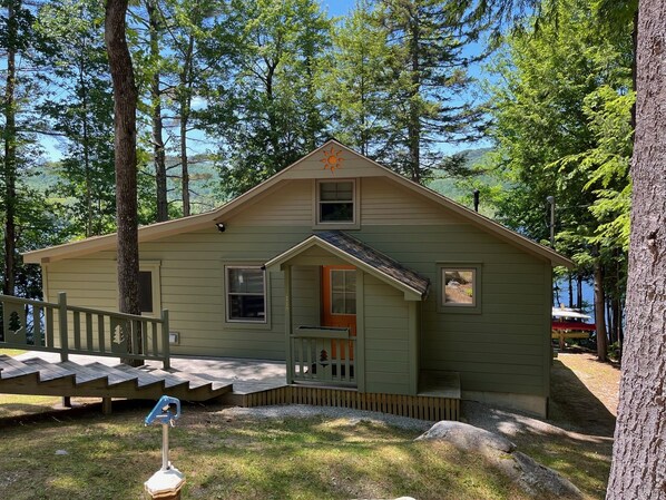 Front of the house from the road.