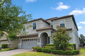 External view of the building. Private Driveway