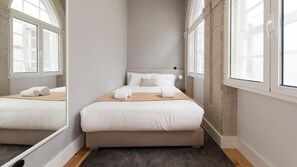 Bright bedroom with heating/cooling system #bright