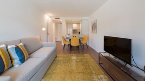 Living room with a sofa bed for 2 #stylish