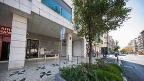 the entrance to our lovely apartment building, which is sure to be a great fit for your adventure #airbnb #airbnblisbon #portugal #pt #lisbon #street #city #adventure #lovely