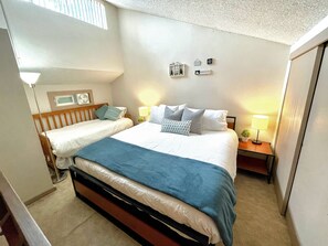 Upstairs suite with king bed