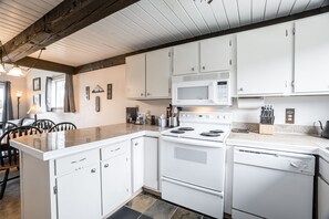 Fully stocked kitchen