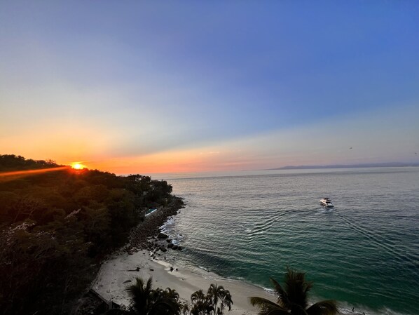 Sunset view from the terrace 