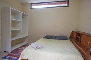 Bedroom 1, queen bed.