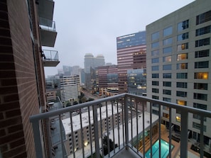 View of Texas Medical Center from Private Balcony during the day