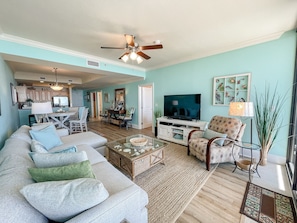 Gulf Front View Living Room