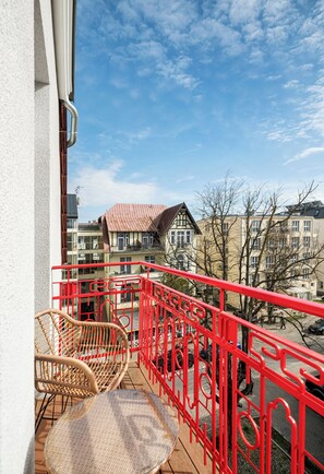 Udsigt fra balkon