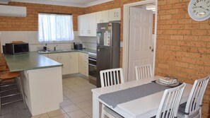 Kitchen and dining area.
