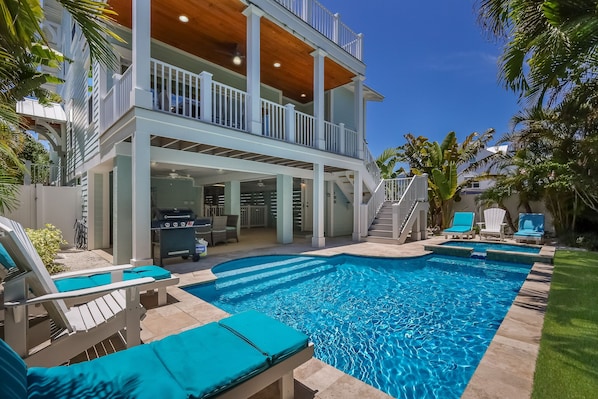 Private Pool with Lounge Chairs