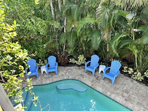 pool from upstairs