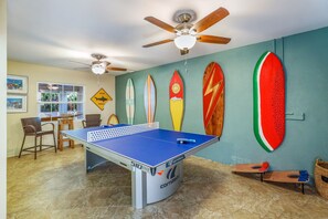 Game Room with Ping Pong