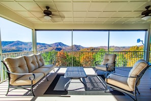 It's the perfect spot to relax, take in the fall colors, and savor the beauty of the mountains.
